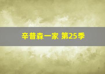 辛普森一家 第25季